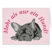 Gebogener Text mit Bulldogge (Front Horizontal)
