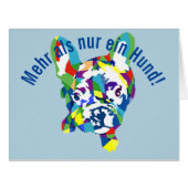 Gebogener Text mit Bulldogge (Front Horizontal)