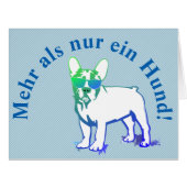 Gebogener Text mit Dogge (Front Horizontal)