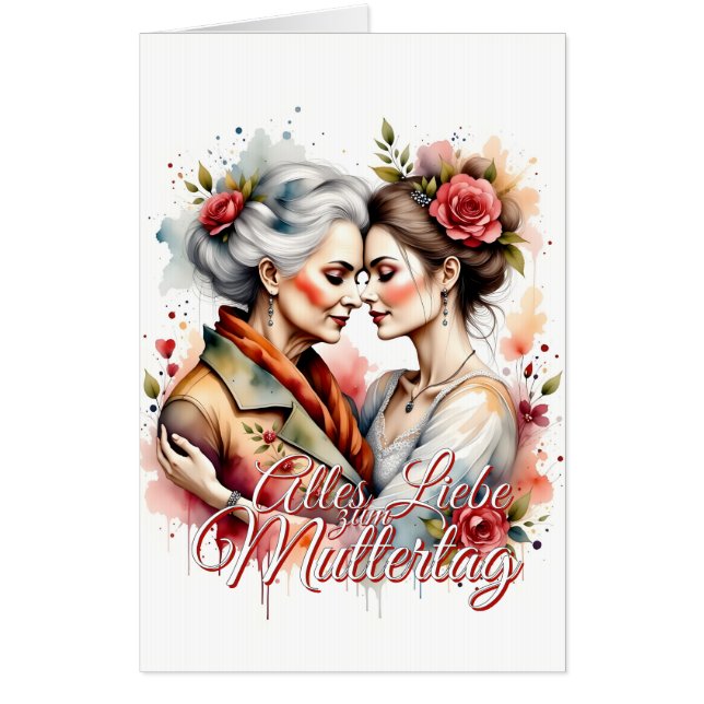 Geborgenheit & Liebe – Zum Muttertag alles Liebe! Card (Front)