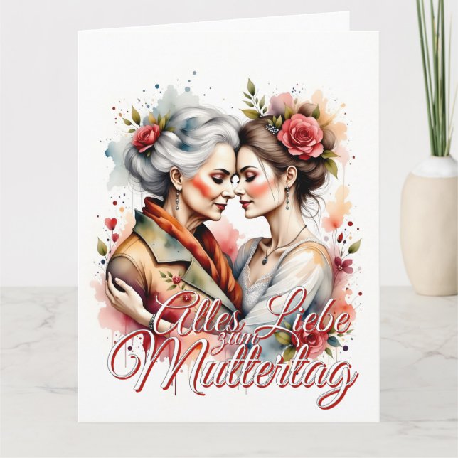 Geborgenheit & Liebe – Zum Muttertag alles Liebe! Card (Front)