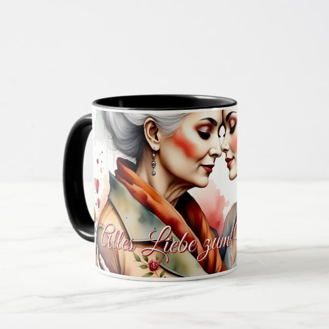 Geborgenheit & Liebe – Zum Muttertag alles Liebe! Mug (Front Left)