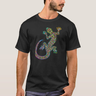 Geck Gecko Psychedelic Design T-Shirt