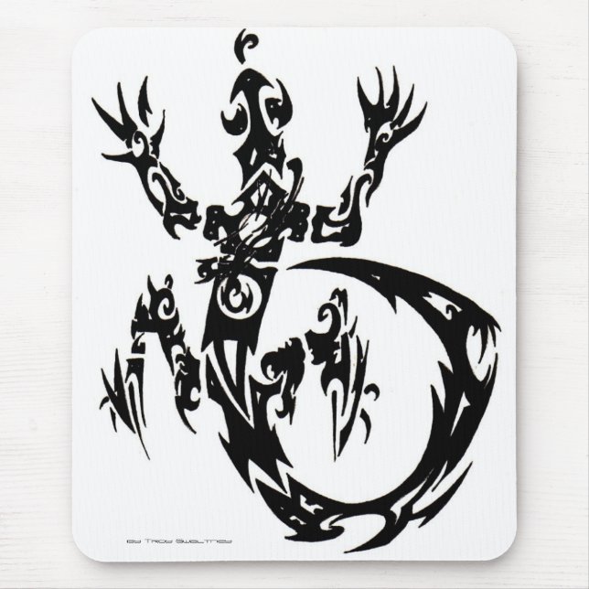 Gecko 1, by Troy Gwaltney Mouse Pad (Front)