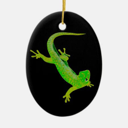 Gecko Ceramic Ornament