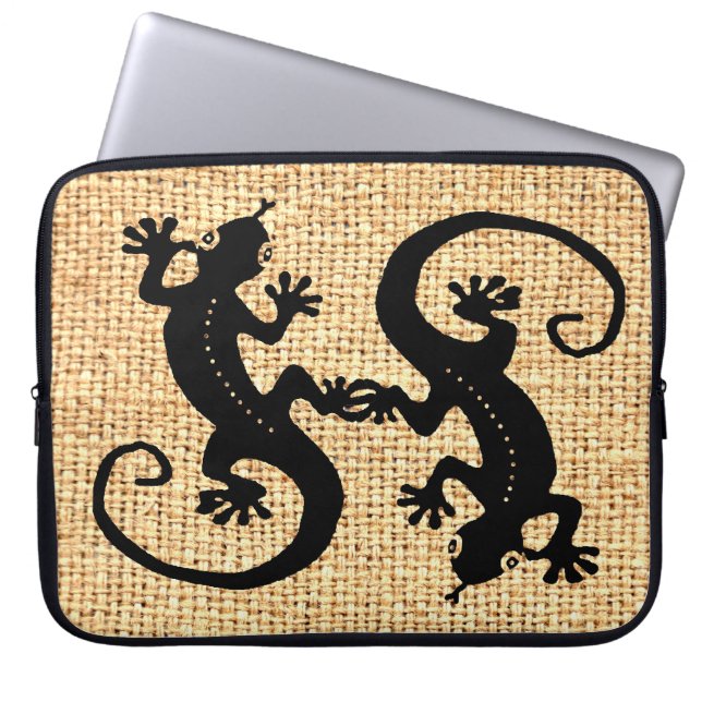 Gecko Coffee Laptop Sleeve (Front)
