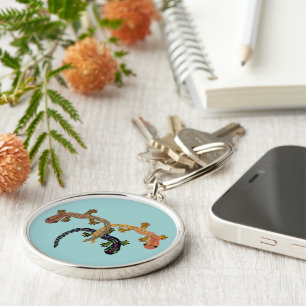 Gecko Dance Keychain