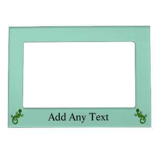 Gecko Design Any Colour Background Personalised Magnetic Frame