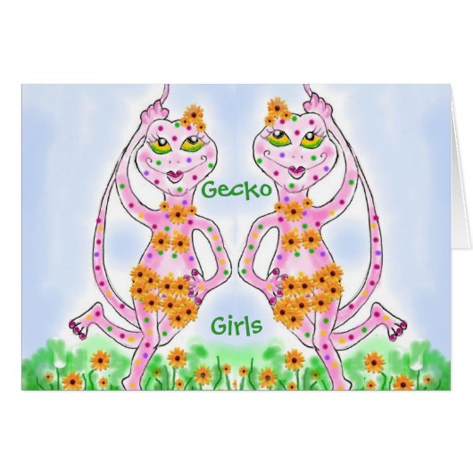 Gecko Girls Cards (Front Horizontal)