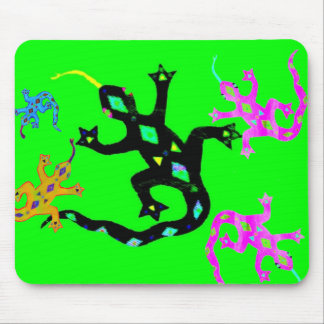 Gecko in Green2 Mouse Pad