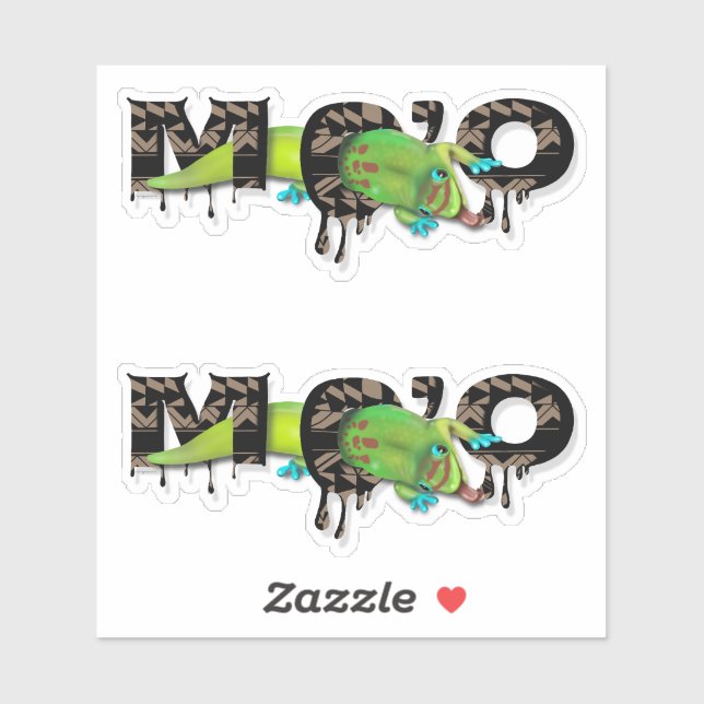 Gecko in Hawaii  Sticker (Sheet)