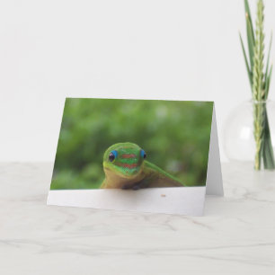 Gecko in the Tropics notecard