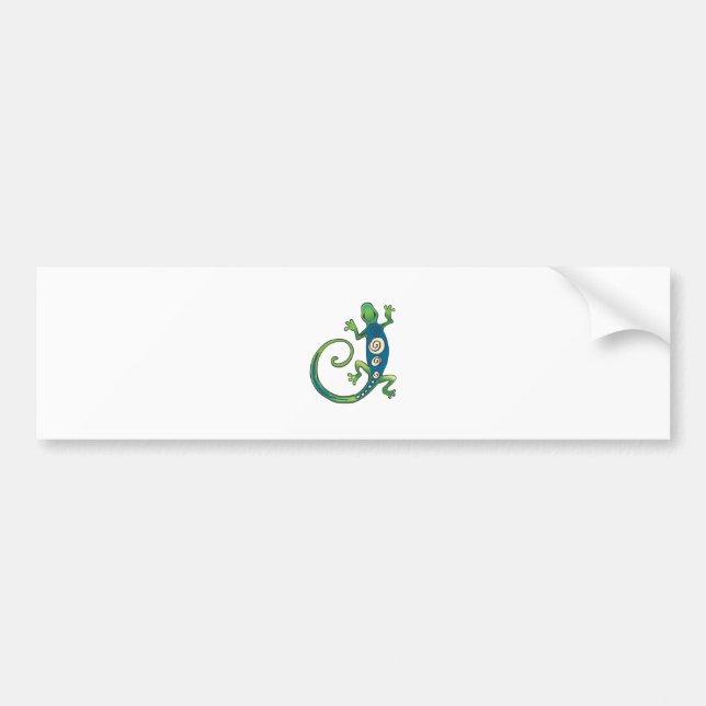 GECKO LIZARD BUMPER STICKER (Front)