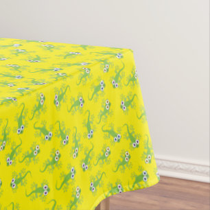 Gecko Lizards Birthday Party Cute Kids Tablecloth