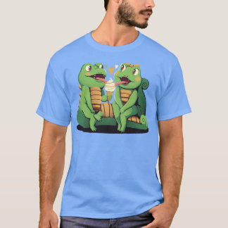 Gecko Love Ice Cream by Tobe Fonseca T-Shirt