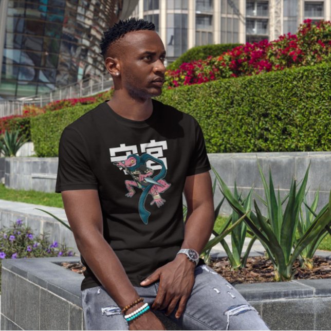 Gecko Modern Samurai T-Shirt (Creator Uploaded)