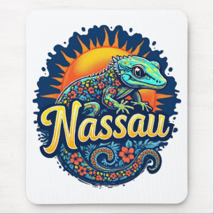 Gecko Nassau Bahamas Caribbean Mouse Pad