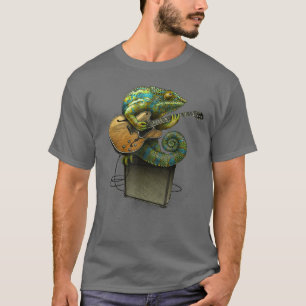 Gecko Plays The Guitar Funny Music Lover 946 T-Shirt