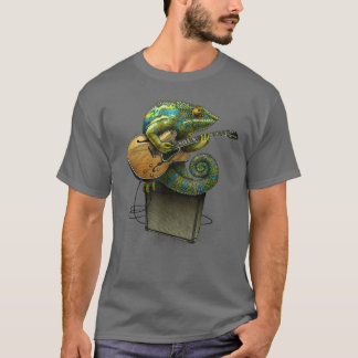 Gecko Plays The Guitar Funny Music Lover 946 T-Shirt
