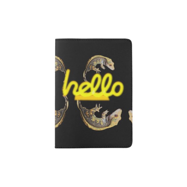 Gecko print passport holder (Front)