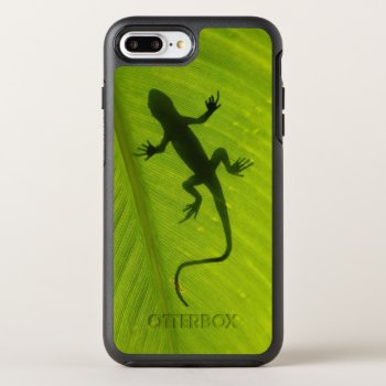 Gecko Silhouette Otterbox Symmetry Iphone 8 Plus/7 Plus Case by wildlifecollection at Zazzle