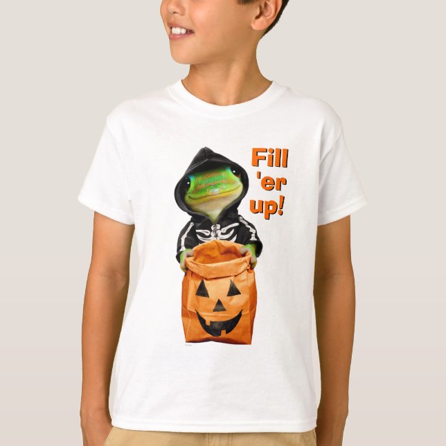 Gecko Skeleton T-Shirt (Front)