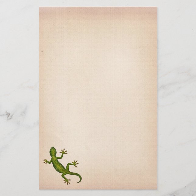Gecko Stationery (Front)