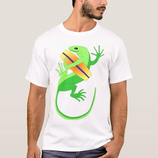 Gecko Wakeboard Surf T-Shirt (Front)