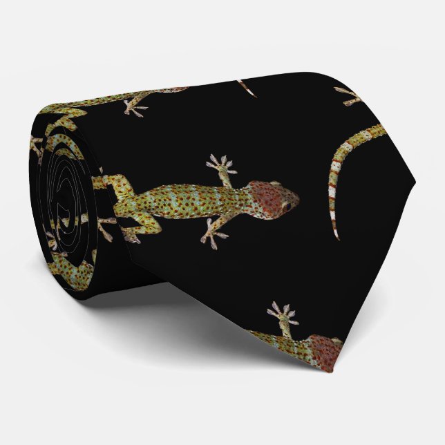 geckos neck tie (Rolled)