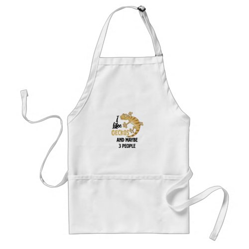 Geckos Pets  Reptiles Gecko Animals Pet Gifts Adult Apron