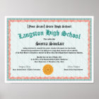 GED General High School Equivalency Diploma Copy