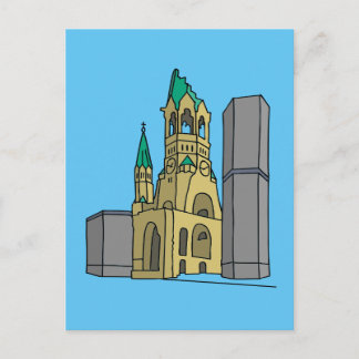 Gedächtniskirche Berlin Postcard