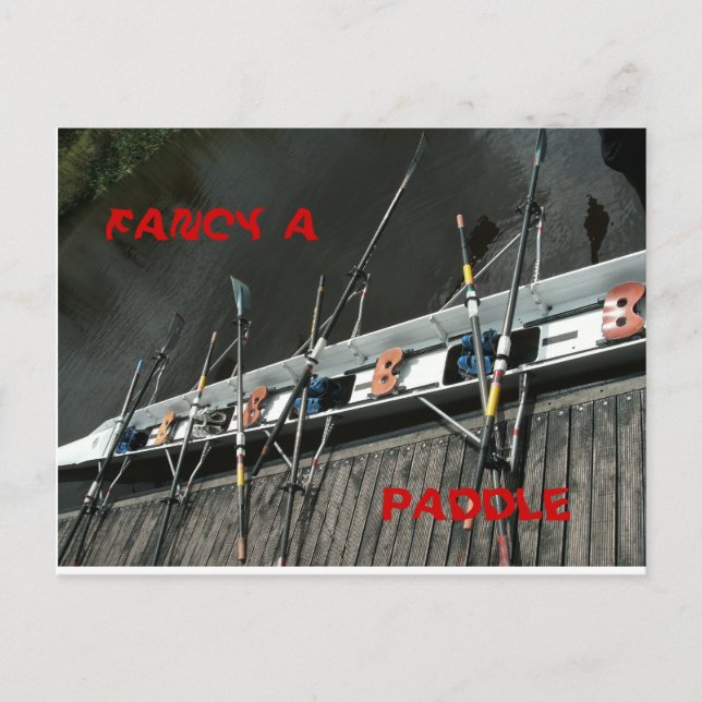 GEDC2103,  PADDLE , FANCY A POSTCARD (Front)