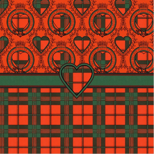 Geddes clan Plaid Scottish kilt tartan Statuette (Front)