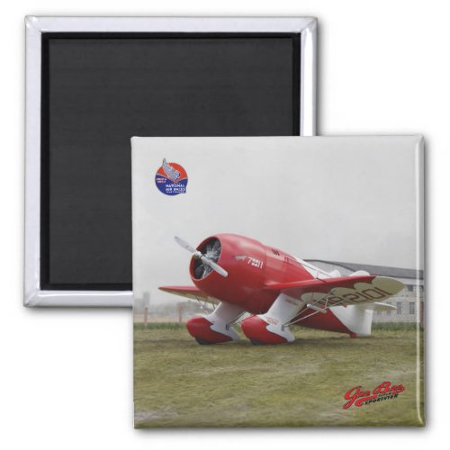 Gee Bee Super Sportster R_2 2 Inch Square Magnet
