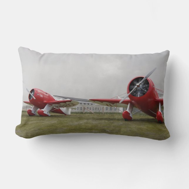 Gee Bee Super Sportsters Throw Pillow (Front)