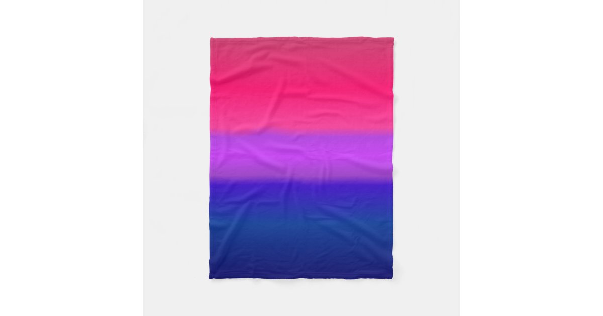 Geebot's Bisexual Bi Colors Gradient Pride Flag Fleece