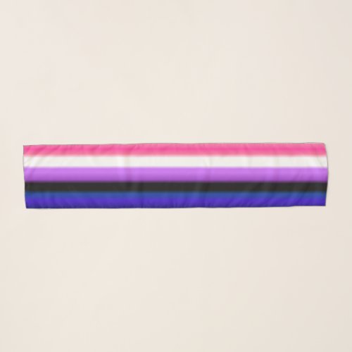 Geebots Genderfluid Colors Gradient Pride Flag Scarf