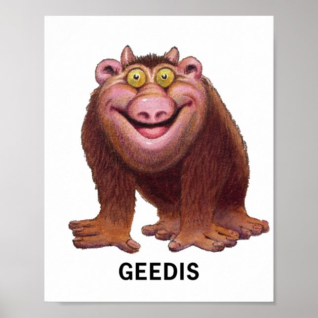 Geedis Art Print (Front)