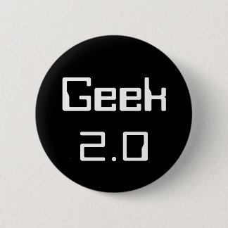 Geek 2.0 pinback button