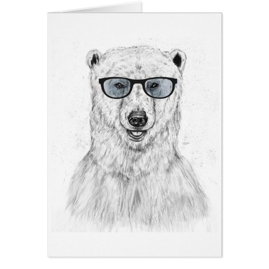 Geek bear (blue) cards (Front)