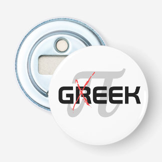 Geek button bottle opener
