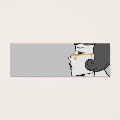 Geek Chic Bookmark Business Card Templates