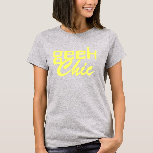 geek, Chic T-Shirt (Front)