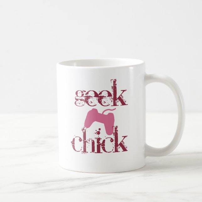 Geek chick coffee mug (Right)