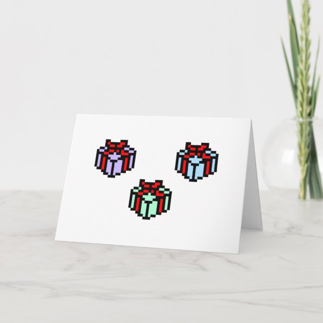 Geek Christmas Holiday Card (Front)