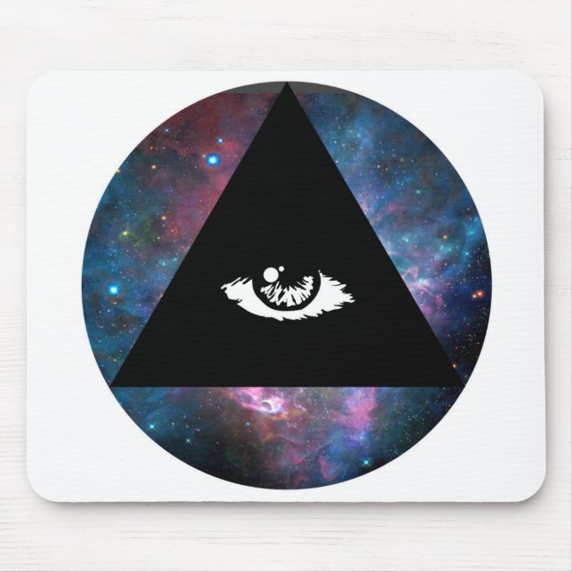 GEEK CLOTHING/secteye pad BLK Mouse Pad (Front)