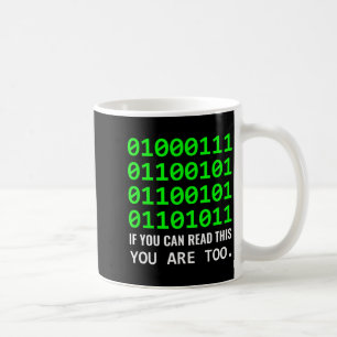 Geek Computer Binary Code Software Developer  Coffee Mug
