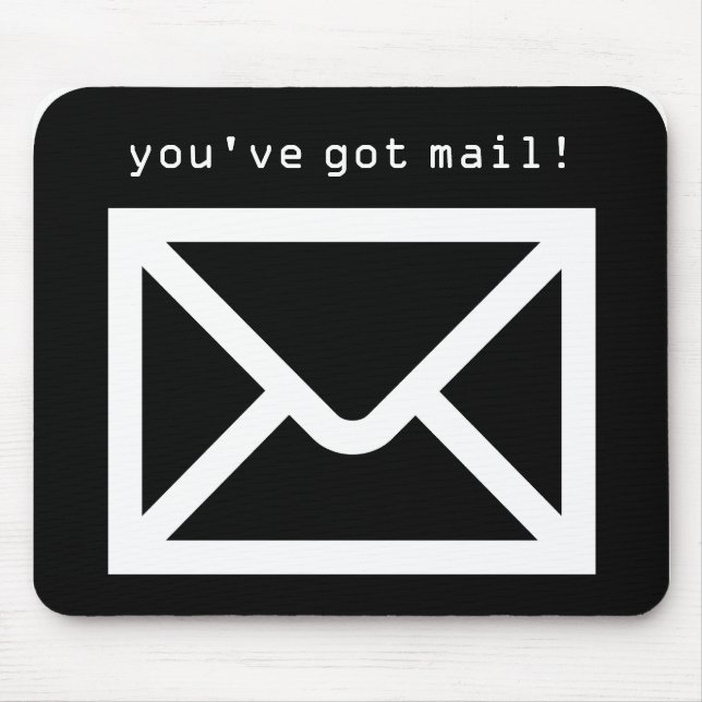 Geek email IT internet mousepad (Front)