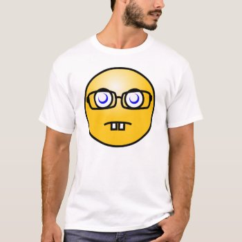 Geek Emoticon T-shirt by Hit_or_Miss at Zazzle